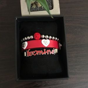 Rustic Cuff Be Mine Trio Bracelets